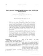 Mesoscale Disturbance and Ecological Response to Decadal Climatic Variability in the American Southwest