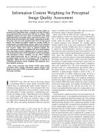 Information Content Weighting for Perceptual Image Quality Assessment