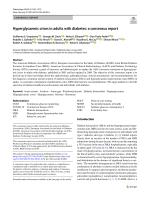 Hyperglycaemic crises in adults with diabetes: a consensus report