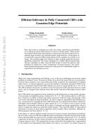 Efficient Inference in Fully Connected CRFs with Gaussian Edge Potentials