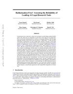 Hallucination-Free? Assessing the Reliability of Leading AI Legal Research Tools