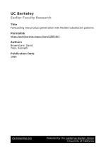 Forecasting new product penetration with flexible substitution patterns