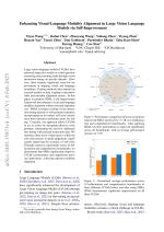 Enhancing Visual-Language Modality Alignment in Large Vision Language Models via Self-Improvement