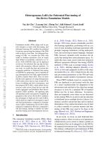 Heterogeneous LoRA for Federated Fine-tuning of On-Device Foundation Models