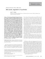 Bile acids: regulation of synthesis