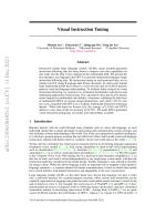 Visual Instruction Tuning