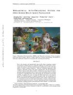 Hierarchical Auto-Organizing System for Open-Ended Multi-Agent Navigation