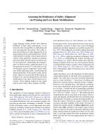 Assessing the Brittleness of Safety Alignment via Pruning and Low-Rank Modifications