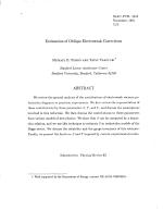Estimation of Oblique Electroweak Corrections