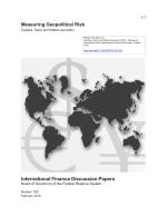 Measuring Geopolitical Risk