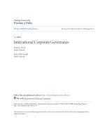 International Corporate Governance