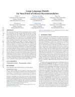 Large Language Models for Next Point-of-Interest Recommendation