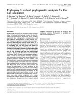 Phylogeny.fr: robust phylogenetic analysis for the non-specialist