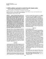 A 40-Hz auditory potential recorded from the human scalp