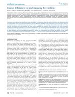 Causal Inference in Multisensory Perception