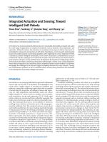 Integrated Actuation and Sensing: Toward Intelligent Soft Robots