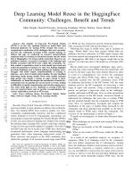 Deep Learning Model Reuse in the HuggingFace Community: Challenges, Benefit and Trends