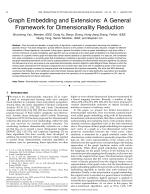 Graph Embedding and Extensions: A General Framework for Dimensionality Reduction