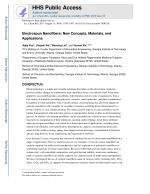 Electrospun Nanofibers: New Concepts, Materials, and Applications