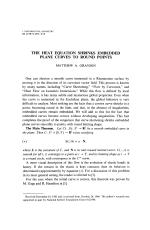 THE HEAT EQUATION SHRINKS EMBEDDED PLANE CURVES TO ROUND POINTS