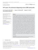 SVT quest: The adventure diagnosing narrow QRS tachycardia