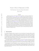 Toward a Theory of Tokenization in LLMs