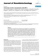 Interaction of silver nanoparticles with HIV-1