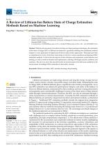 A Review of Lithium-Ion Battery State of Charge Estimation Methods Based on Machine Learning