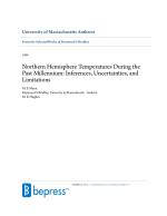 Northern Hemisphere Temperatures During the Past Millennium: Inferences, Uncertainties, and Limitations