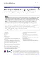 Enterotypes of the human gut mycobiome