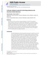 A 25-year odyssey of genomic technology advances and structural variant discovery