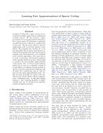 Learning Fast Approximations of Sparse Coding