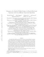 Dynamics of a Model of Polluted Lakes via Fractal-Fractional Operators with Two Different Numerical Algorithms