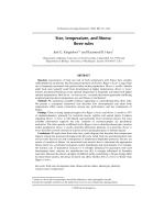 Size, temperature, and fitness: three rules
