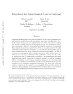 When Should You Adjust Standard Errors for Clustering?