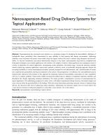 Nanosuspension-Based Drug Delivery Systems for Topical Applications
