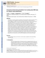 Groupwise whole-brain parcellation from resting-state fMRI data for network node identification