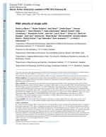 RNA velocity of single cells