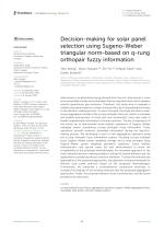 Decision-making for solar panel selection using Sugeno-Weber triangular norm-based on q-rung orthopair fuzzy information