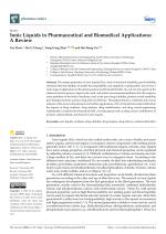 Ionic Liquids in Pharmaceutical and Biomedical Applications: A Review