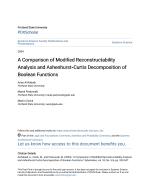 A Comparison of Modified Reconstructability Analysis and Ashenhurst-Curtis Decomposition of Boolean Functions