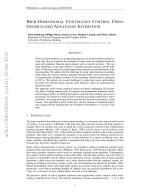 HIGH-DIMENSIONAL CONTINUOUS CONTROL USING GENERALIZED ADVANTAGE ESTIMATION