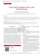 Western Blot: Technique, Theory, and Trouble Shooting