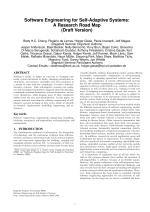 Software Engineering for Self-Adaptive Systems: A Research Road Map (Draft Version)