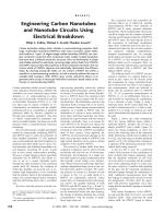 Engineering Carbon Nanotubes and Nanotube Circuits Using Electrical Breakdown