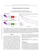 State Space Models for Event Cameras