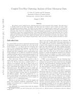 Coupled Two-Way Clustering Analysis of Gene Microarray Data