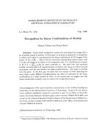 Recognition by Linear Combinations of Models