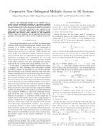 Cooperative Non-Orthogonal Multiple Access in 5G Systems
