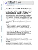 Adipose-Derived Circulating miRNAs Regulate Gene Expression in Other Tissues